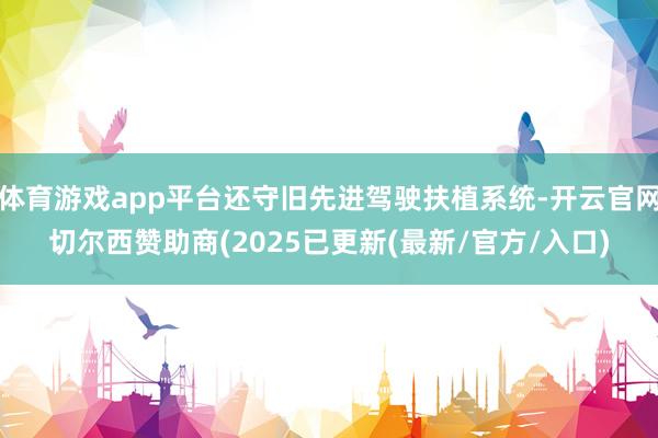 体育游戏app平台还守旧先进驾驶扶植系统-开云官网切尔西赞助商(2025已更新(最新/官方/入口)