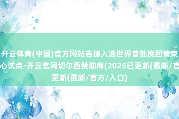 开云体育(中国)官方网站告捷入选世界首批挽回管束区域性中心试